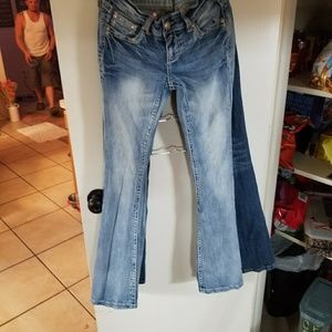 Girls Size 14 Grace in LA bling pocket jeans